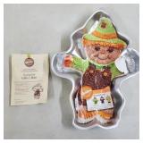 1989 Wilton Scarecrow Aluminum Cake Pan w/ Label