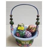 Jim Shore Blossoms of Spring Basket