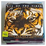 Lot of Assorted 45s Vinyl Records