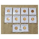 Brilliant Uncirculated Wheat & Pennies Lot