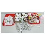 Large Lot of Vintage Cake Decorations, Cookie