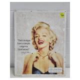 Marilyn Monroe Tin Sign
