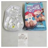 1977 Wilton Raggedy Ann/Andy Aluminum Cake Pan