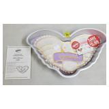 1987 Wilton Bird & Banner Aluminum Cake Pan w/