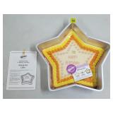 1987 Wilton Shining Star Aluminum Cake Pan w/Label