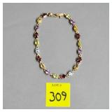 10 KT Gemstone Bracelet