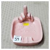 Japan Satire For Rings & Things Ash Tray
