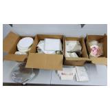 Lot of Old New Stock of Candy Boxes, Cake Stands