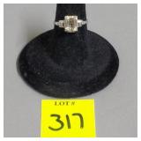 Sterling Diamonique Ring