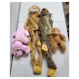 1980s Joy Time Koala & Monkey Puppets,