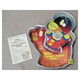 1982 Wilton CircusClown Aluminum Cake Pan w/ Label