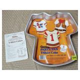 1979 Wilton T-Shirt Aluminum Cake Pan w/ Label