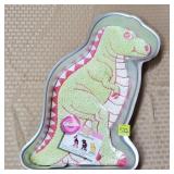 1987 Wilton Partysaurus Aluminum Cake Pan w/ Label