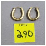 14KT JCM Gold Earrings