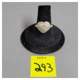 JS 14KT Heart Diamondique Ring