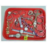 Tray Lot of Assorted Wristwatches