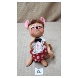 5 1/4" Annalee Thorndike Valentine Male Mouse