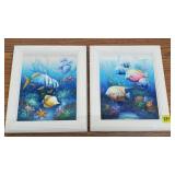 Pair of Charles Redmond Benolt Tropical Fish Oil