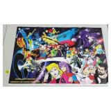 Vintage 1986 Comico 'Comics w/ Character' Poster