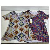Lot of 2 Lula Roe Disney Shirts w/ Tags, Both S