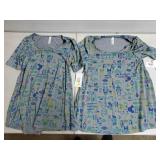 Lot of 2 Lula Roe Disney Shirts w/ Tags. XS & S