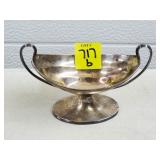 1914 Edwardian London Sterling Pedestal Sugar Bowl
