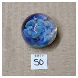 Lundberg Studios 1993 Art Glass Paperweight