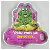 1979 Wilton Frog Aluminum Cake Pan W/ Label