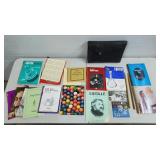 Vtg Stylus Black Guitar Picks, Guitar Books, etc