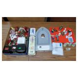 Lot of Xmas Decorations, Nativity Figurines