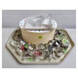 Lot of Metal Cookie Cutters