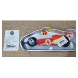 1990 Wilton Racecar Aluminum Cake Pan w/ Label