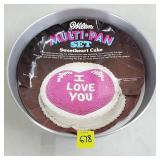 1976 Wilton Multi-Pan Set Sweetheart Cake