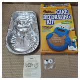 1979 Wilton Cookie Monster Cake Decorating Kit