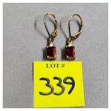 Gold over Sterling Earrings