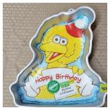 1998 Wilton Big Bird w/ Banner Aluminum Cake Pan