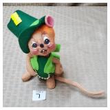 6" Annalee Thorndike St. Patricks Day Mouse Figure