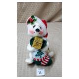 8" Annalee Thorndike Xmas Morning Bear Figure