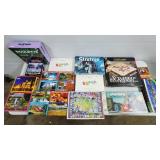 Lot of Assorted Board Games & Puzzles