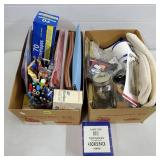 2 Box Lots of Assorted Office Supplies