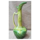 Royal Haeger 4070 Green / Yellow Flow Drip Ewer
