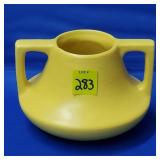Royal Haeger Hall House NY Pale Yellow Vase - Art