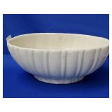 Royal Haeger 4020B White Glaze Oval Planter - MCM