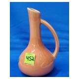 Royal Haeger #283 Orange Ewer Pitcher, 6 3/4" H