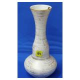 Royal Haeger R1776S Gold Tweed 22k Gold Vase - MCM