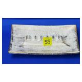 Royal Haeger R12S Gold Tweed 22kGold Ashtray - MCM