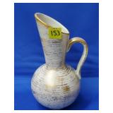 Royal Haeger RG82 Gold Tweed 22k Gold Pitcher