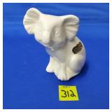 Royal Haeger USA White Glaze Koala Bear Figure
