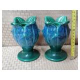 (2) Pair of Royal Haeger #392 Tulip Candle Holders