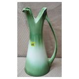 Royal Haeger R1619S Green & Cream Drip Ewer - MCM